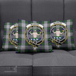 ScotsTee Shop Scottish Murray of Atholl Dress Clan Crest Tartan Pillow/ Pillow Cover Tartan Accessories for Home