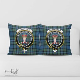 ScotsTee Shop Scottish Robertson Hunting Ancient Clan Crest Tartan Pillow/ Pillow Cover Tartan Accessories for Home
