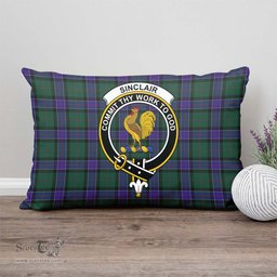 ScotsTee Shop Scottish Sinclair Hunting Modern Clan Crest Tartan Pillow/ Pillow Cover Tartan Accessories for Home