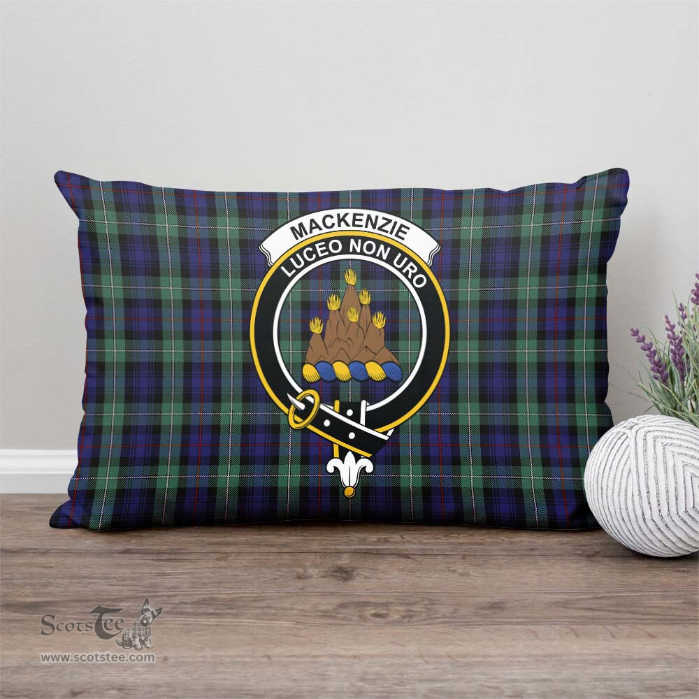 ScotsTee Shop Scottish MacKenzie Hunting Green Clan Crest Tartan Pillow/ Pillow Cover Tartan Accessories for Home