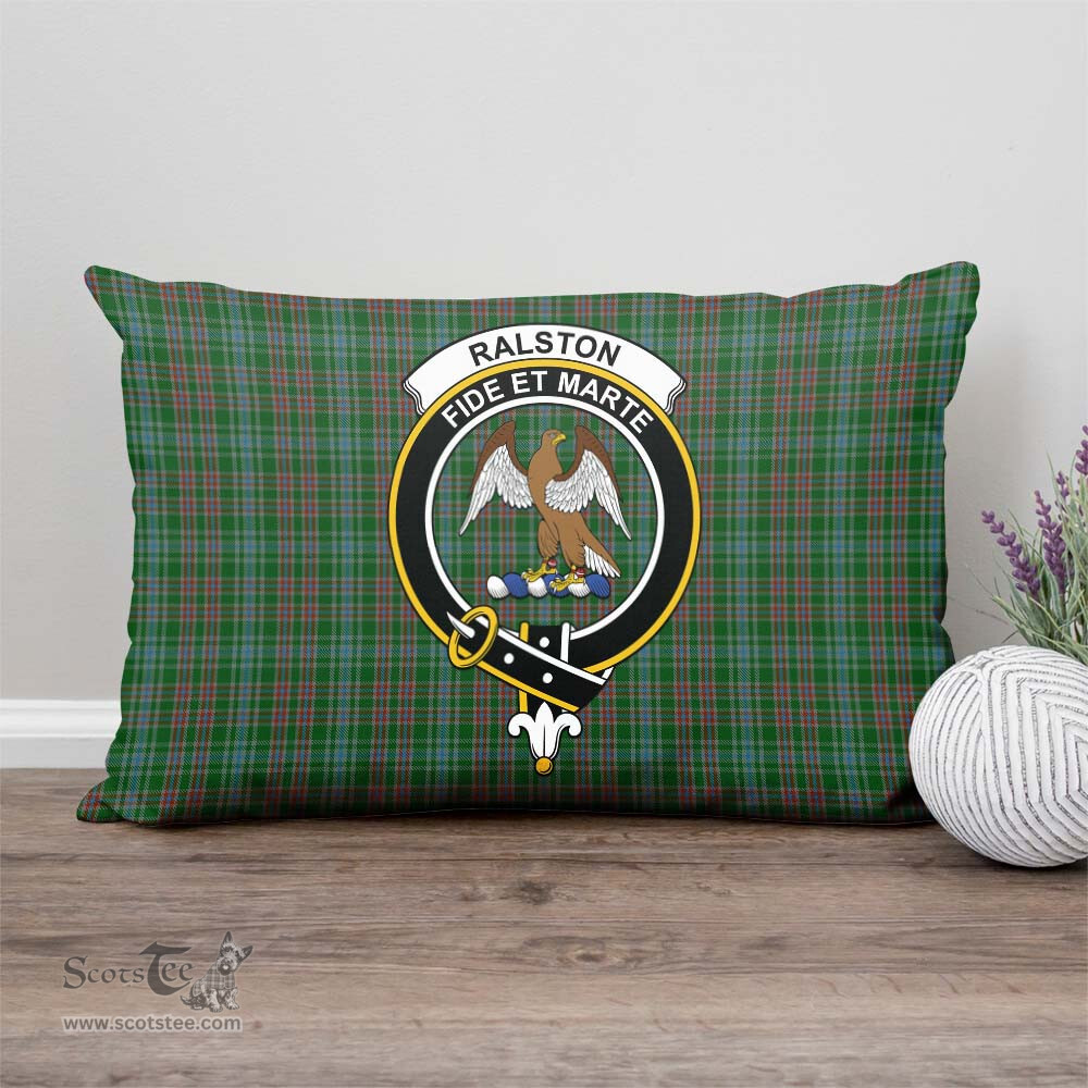 ScotsTee Shop Scottish Ralston USA Clan Crest Tartan Pillow/ Pillow Cover Tartan Accessories for Home