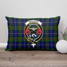 ScotsTee Shop Scottish MacLeod of Harris Modern Clan Crest Tartan Pillow/ Pillow Cover Tartan Accessories for Home