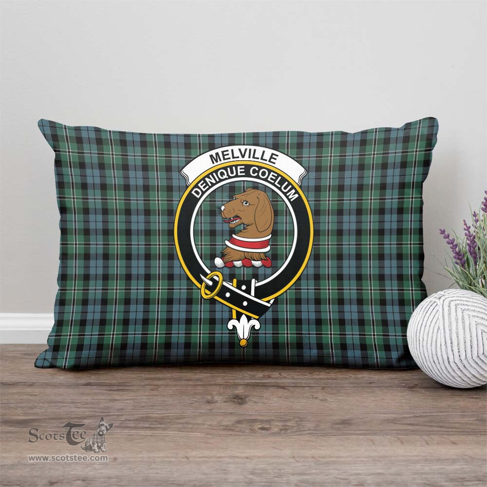 ScotsTee Shop Scottish Melville Clan Crest Tartan Pillow/ Pillow Cover Tartan Accessories for Home
