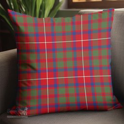ScotsTee Shop Scottish Shaw Red Modern Clan Tartan Pillow/ Pillow Cover Tartan Accessories for Home