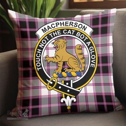 ScotsTee Shop Scottish MacPherson Hunting Modern Clan Crest Tartan Pillow/ Pillow Cover Tartan Accessories for Home