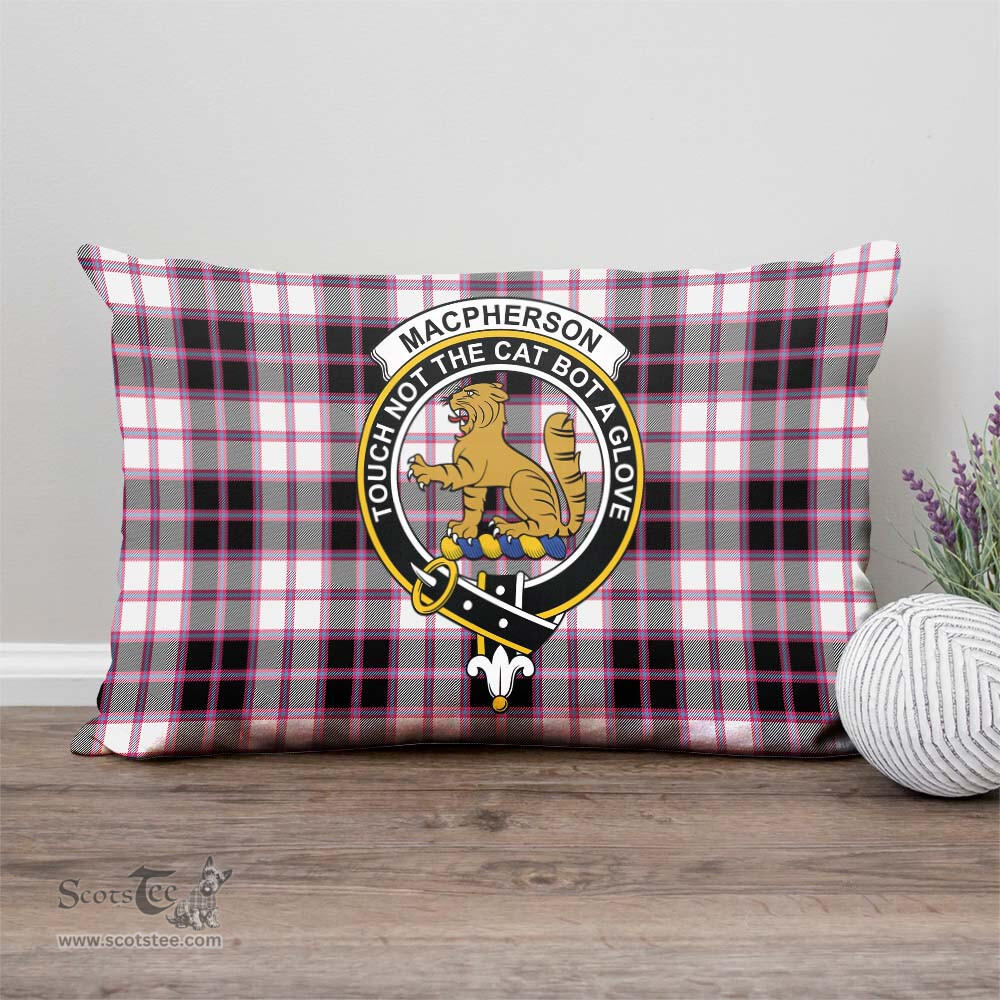 ScotsTee Shop Scottish MacPherson Hunting Modern Clan Crest Tartan Pillow/ Pillow Cover Tartan Accessories for Home