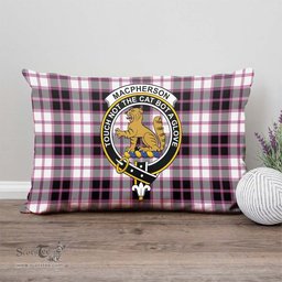 ScotsTee Shop Scottish MacPherson Hunting Modern Clan Crest Tartan Pillow/ Pillow Cover Tartan Accessories for Home