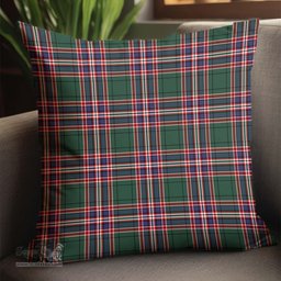 ScotsTee Shop Scottish MacFarlane Hunting Modern Clan Tartan Pillow/ Pillow Cover Tartan Accessories for Home