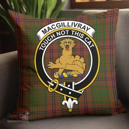 ScotsTee Shop Scottish MacGillivray Hunting Clan Crest Tartan Pillow/ Pillow Cover Tartan Accessories for Home