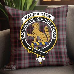 ScotsTee Shop Scottish MacPherson Hunting Clan Crest Tartan Pillow/ Pillow Cover Tartan Accessories for Home