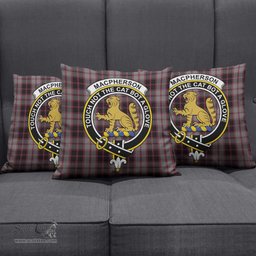 ScotsTee Shop Scottish MacPherson Hunting Clan Crest Tartan Pillow/ Pillow Cover Tartan Accessories for Home