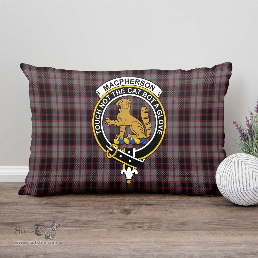 ScotsTee Shop Scottish MacPherson Hunting Clan Crest Tartan Pillow/ Pillow Cover Tartan Accessories for Home