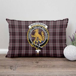 ScotsTee Shop Scottish MacPherson Hunting Clan Crest Tartan Pillow/ Pillow Cover Tartan Accessories for Home