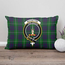 ScotsTee Shop Scottish MacIntyre Hunting Clan Crest Tartan Pillow/ Pillow Cover Tartan Accessories for Home