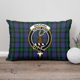 ScotsTee Shop Scottish MacPhail Hunting Clan Crest Tartan Pillow/ Pillow Cover Tartan Accessories for Home