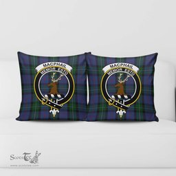 ScotsTee Shop Scottish MacPhail Hunting Clan Crest Tartan Pillow/ Pillow Cover Tartan Accessories for Home