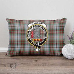 ScotsTee Shop Scottish MacBain Dress Clan Crest Tartan Pillow/ Pillow Cover Tartan Accessories for Home
