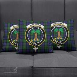 ScotsTee Shop Scottish MacEwan Clan Crest Tartan Pillow/ Pillow Cover Tartan Accessories for Home
