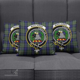 ScotsTee Shop Scottish MacLaren Clan Crest Tartan Pillow/ Pillow Cover Tartan Accessories for Home