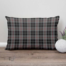 ScotsTee Shop Scottish Thompson Grey Clan Tartan Pillow/ Pillow Cover Tartan Accessories for Home