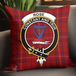 ScotsTee Shop Scottish Rose of Kilravock Clan Crest Tartan Pillow/ Pillow Cover Tartan Accessories for Home