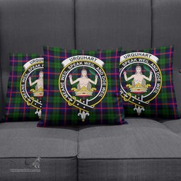ScotsTee Shop Scottish Urquhart Modern Clan Crest Tartan Pillow/ Pillow Cover Tartan Accessories for Home
