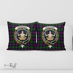 ScotsTee Shop Scottish Urquhart Modern Clan Crest Tartan Pillow/ Pillow Cover Tartan Accessories for Home