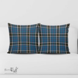 ScotsTee Shop Scottish Thomson Dress Blue Clan Tartan Pillow/ Pillow Cover Tartan Accessories for Home