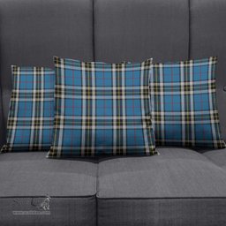 ScotsTee Shop Scottish Thomson Dress Blue Clan Tartan Pillow/ Pillow Cover Tartan Accessories for Home