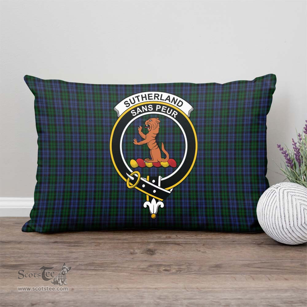 ScotsTee Shop Scottish Sutherland Clan Crest Tartan Pillow/ Pillow Cover Tartan Accessories for Home