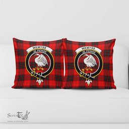 ScotsTee Shop Scottish Wemyss Modern Clan Crest Tartan Pillow/ Pillow Cover Tartan Accessories for Home