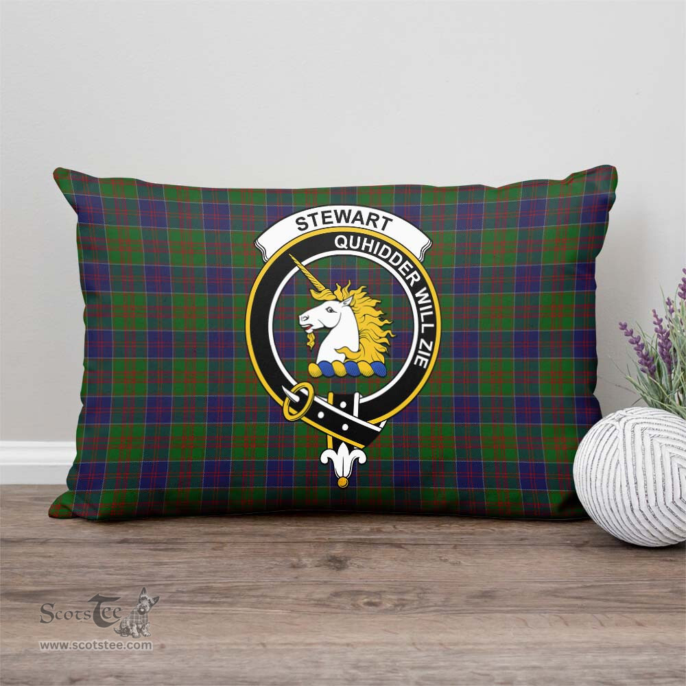 ScotsTee Shop Scottish Stewart of Appin Hunting Clan Crest Tartan Pillow/ Pillow Cover Tartan Accessories for Home