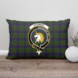 ScotsTee Shop Scottish Stewart of Appin Hunting Clan Crest Tartan Pillow/ Pillow Cover Tartan Accessories for Home