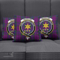 ScotsTee Shop Scottish Wardlaw Clan Crest Tartan Pillow/ Pillow Cover Tartan Accessories for Home