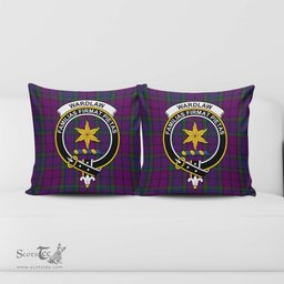 ScotsTee Shop Scottish Wardlaw Clan Crest Tartan Pillow/ Pillow Cover Tartan Accessories for Home