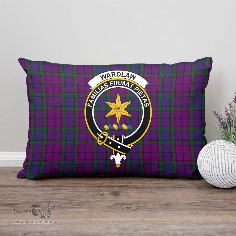 ScotsTee Shop Scottish Wardlaw Clan Crest Tartan Pillow/ Pillow Cover Tartan Accessories for Home