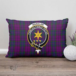 ScotsTee Shop Scottish Wardlaw Clan Crest Tartan Pillow/ Pillow Cover Tartan Accessories for Home