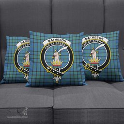 ScotsTee Shop Scottish Matheson Hunting Ancient Clan Crest Tartan Pillow/ Pillow Cover Tartan Accessories for Home