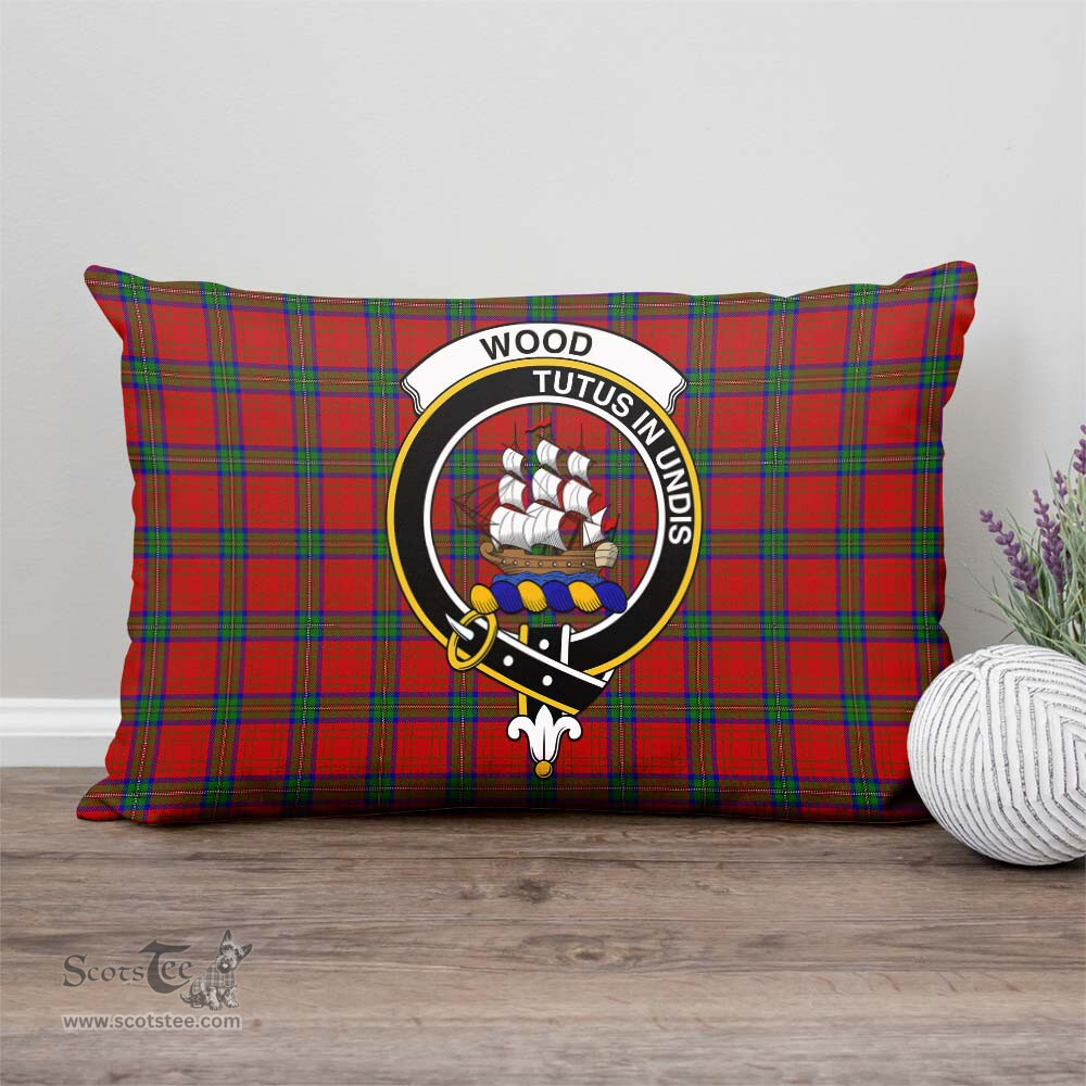 ScotsTee Shop Scottish Wood Dress Clan Crest Tartan Pillow/ Pillow Cover Tartan Accessories for Home