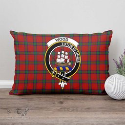 ScotsTee Shop Scottish Wood Dress Clan Crest Tartan Pillow/ Pillow Cover Tartan Accessories for Home