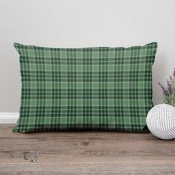 ScotsTee Shop Scottish MacDonald Lord of the Isles Hunting Clan Tartan Pillow/ Pillow Cover Tartan Accessories for Home