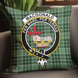 ScotsTee Shop Scottish MacDonald Lord of the Isles Hunting Clan Crest Tartan Pillow/ Pillow Cover Tartan Accessories for Home