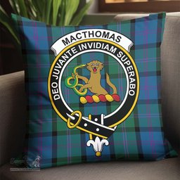 ScotsTee Shop Scottish MacThomas Clan Crest Tartan Pillow/ Pillow Cover Tartan Accessories for Home
