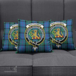 ScotsTee Shop Scottish MacThomas Clan Crest Tartan Pillow/ Pillow Cover Tartan Accessories for Home