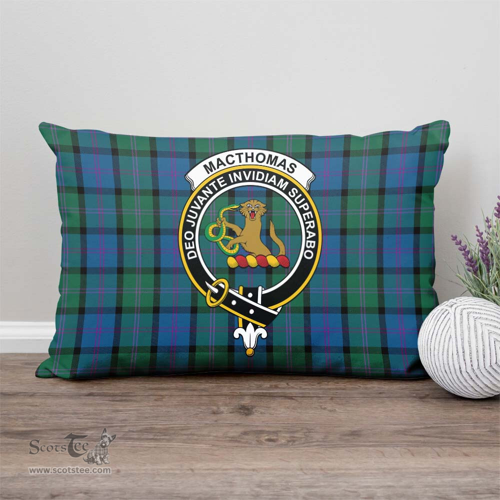 ScotsTee Shop Scottish MacThomas Clan Crest Tartan Pillow/ Pillow Cover Tartan Accessories for Home
