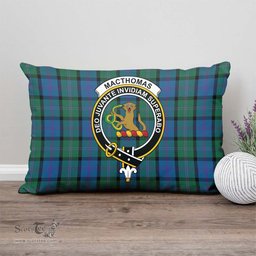 ScotsTee Shop Scottish MacThomas Clan Crest Tartan Pillow/ Pillow Cover Tartan Accessories for Home