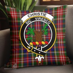 ScotsTee Shop Scottish Christie Clan Crest Tartan Pillow/ Pillow Cover Tartan Accessories for Home