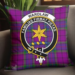 ScotsTee Shop Scottish Wardlaw Modern Clan Crest Tartan Pillow/ Pillow Cover Tartan Accessories for Home
