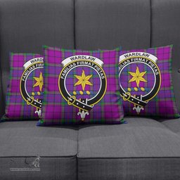 ScotsTee Shop Scottish Wardlaw Modern Clan Crest Tartan Pillow/ Pillow Cover Tartan Accessories for Home