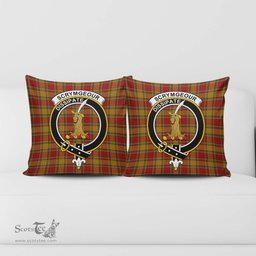 ScotsTee Shop Scottish Scrymgeour Clan Crest Tartan Pillow/ Pillow Cover Tartan Accessories for Home